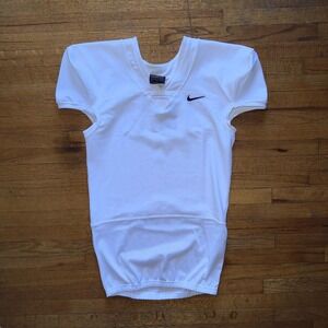 NWT Nike Team Football Practice Jersey Dri-FIT Moisture Wicking White Large
